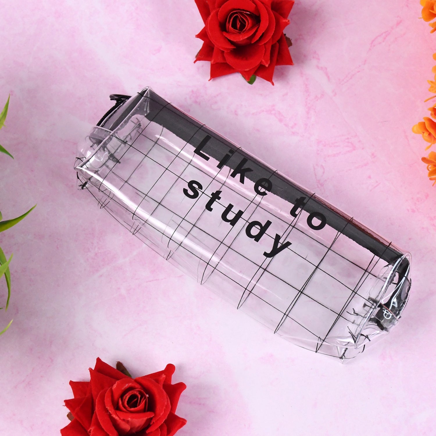 Transparent Pencil Pouch With Zipper (1 Pc) Transparent Pencil Pouch With Zipper (1 Pc)